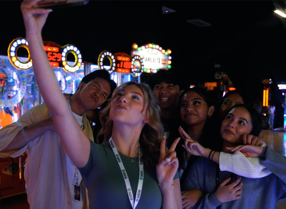 Kids Taking a Selfie